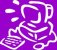 purple computer image